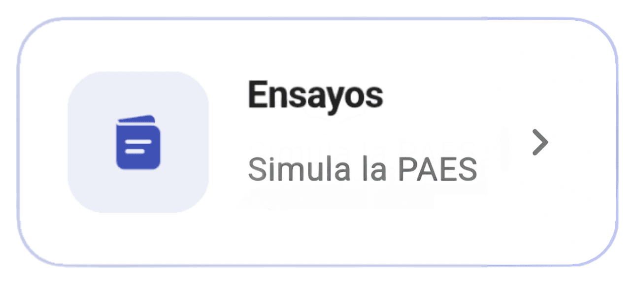 Vista previa de ensayo PAES